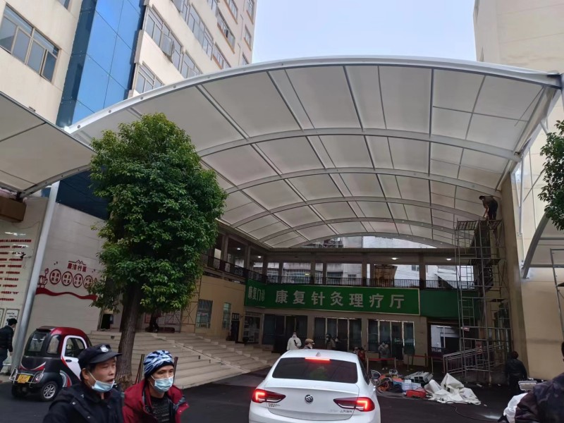 小区电动车膜结构车棚定制，2026正规平湖市膜结构厂家推荐-1